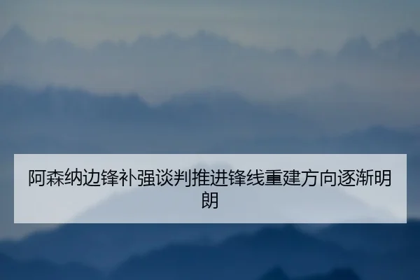阿森纳边锋补强谈判推进锋线重建方向逐渐明朗 | 3377SPORTS
